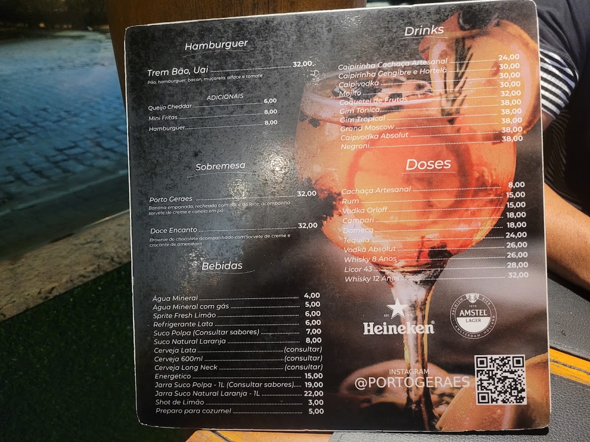 Porto Geraes Restaurante Menu - Image 1