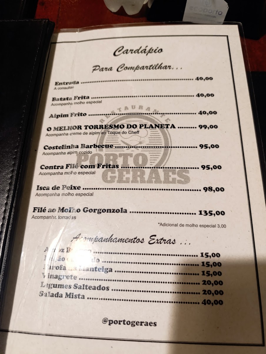 Porto Geraes Restaurante Menu - Image 3